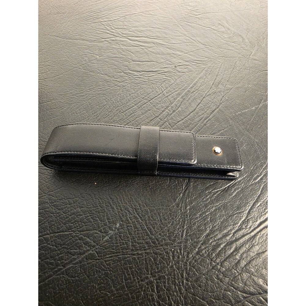 Montblanc Meisterstück Black Leather Pen Pouch 0909/1924 75 Years Of Passion